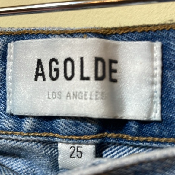 Womens AGOLDE Cherie High Rise Straight in Merit Jeans - Picture 7 of 11